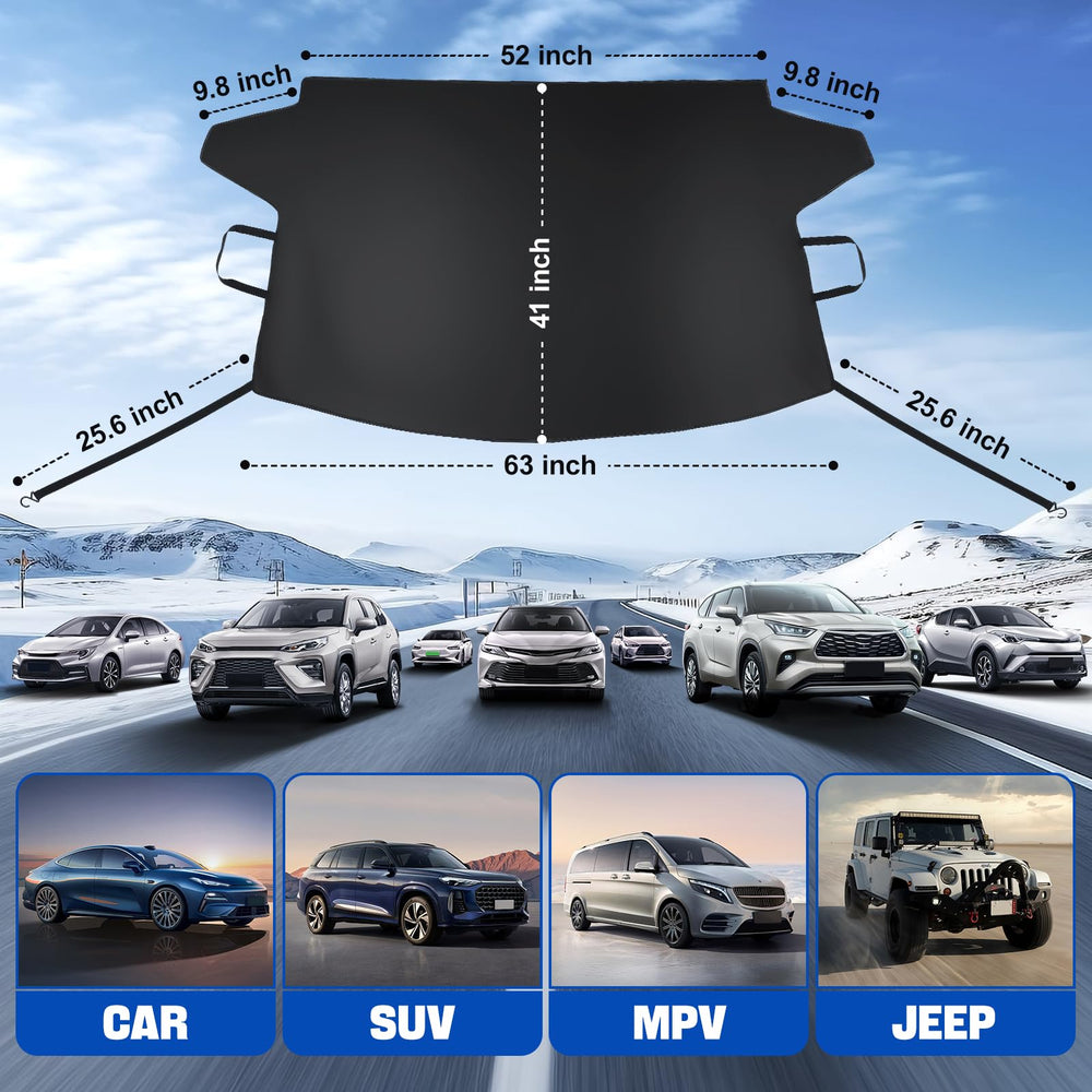 Subody Cldkz installed on a sedan demonstrating quick snow protection