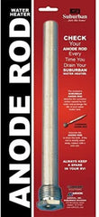 Suburban anode rod thread detail showing 3/4-inch thread for easy install