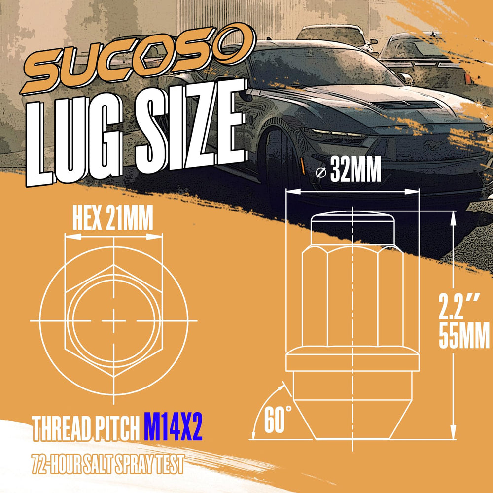 SUCOSO close-up showing threads and M14x2.0 accuracy benefit