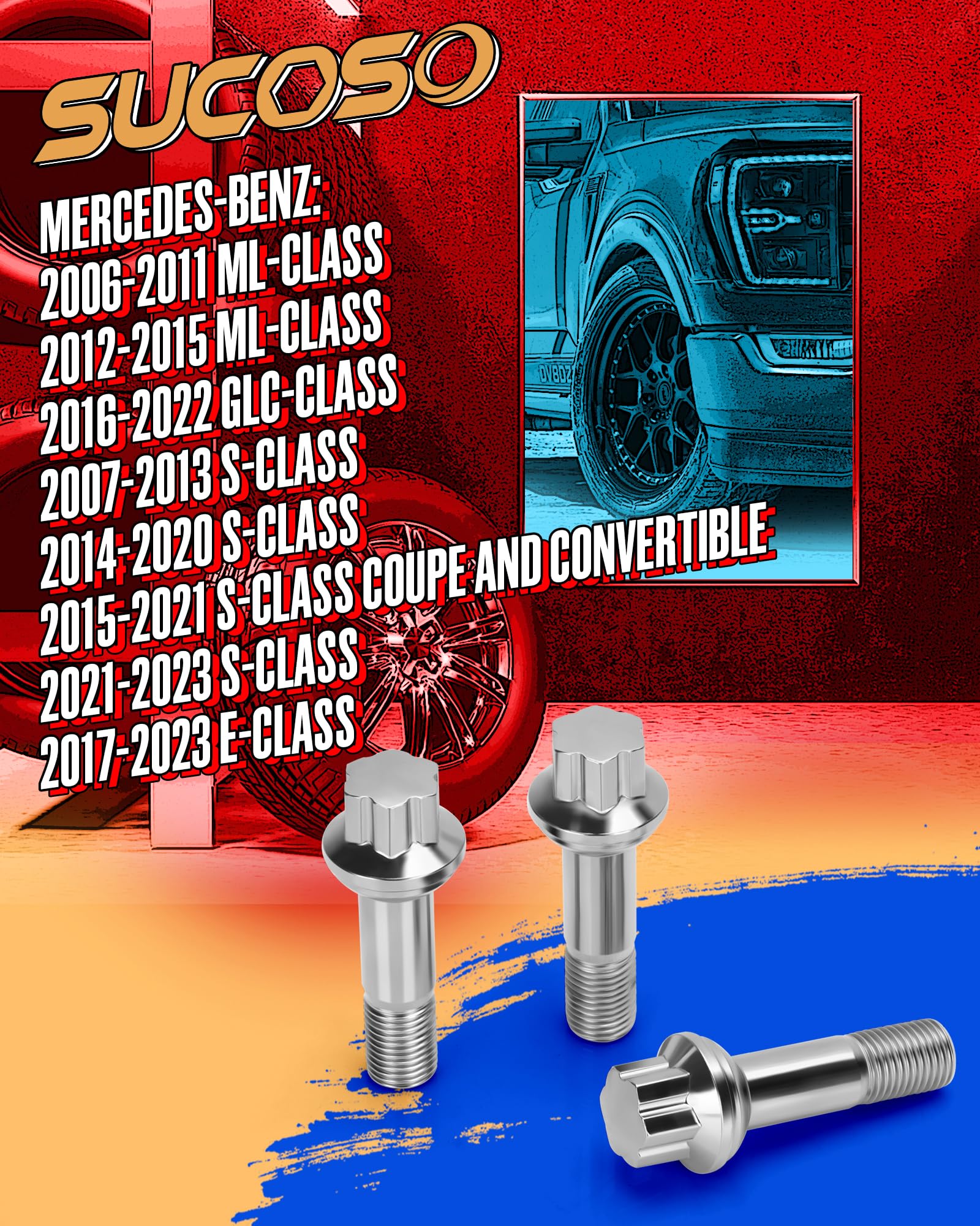 SUCOSO 17mm hex head detail highlighting durable hex for secure torque application