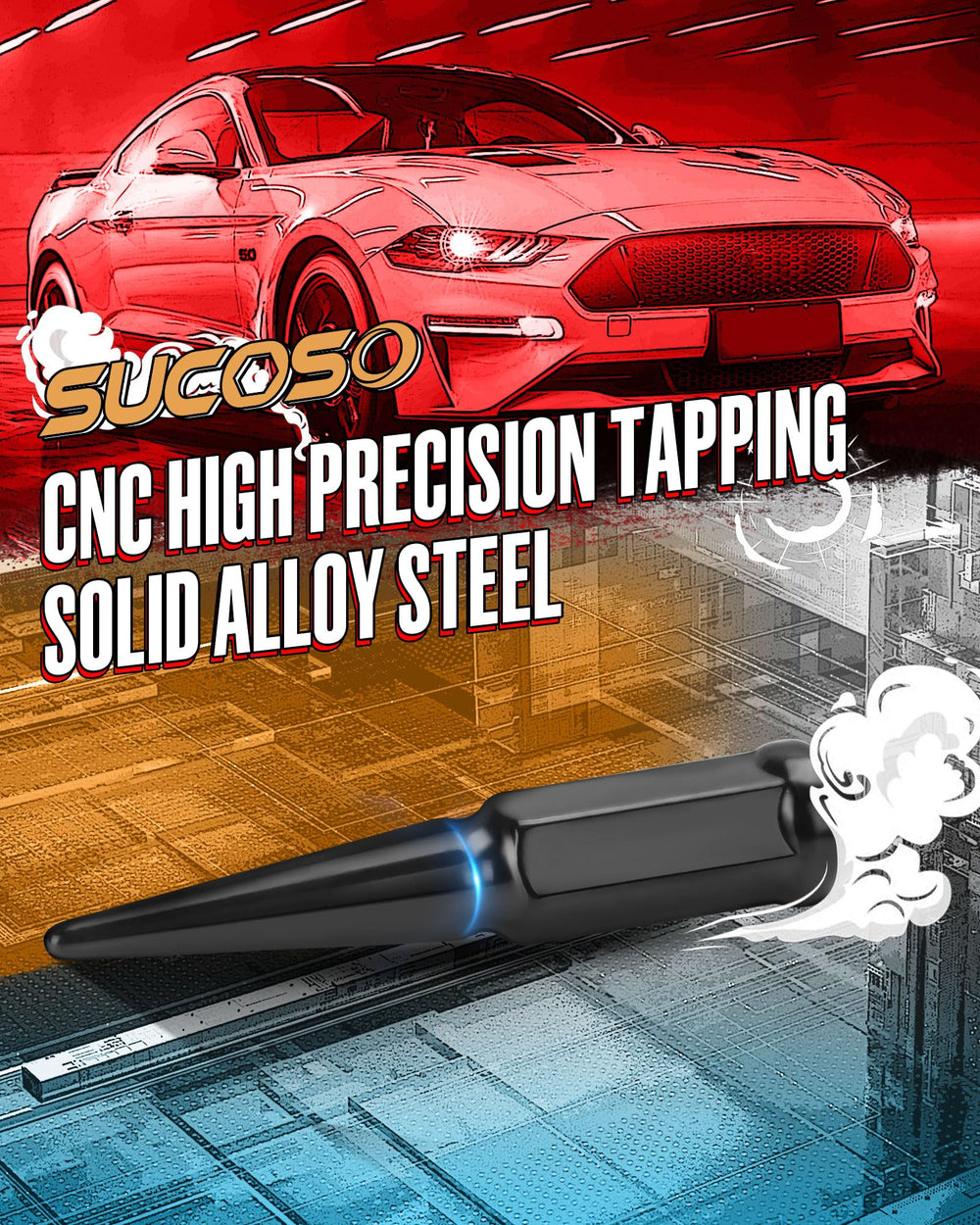 SUCOSO 3/4 inch hex socket key included for safe install and correct torque benefit