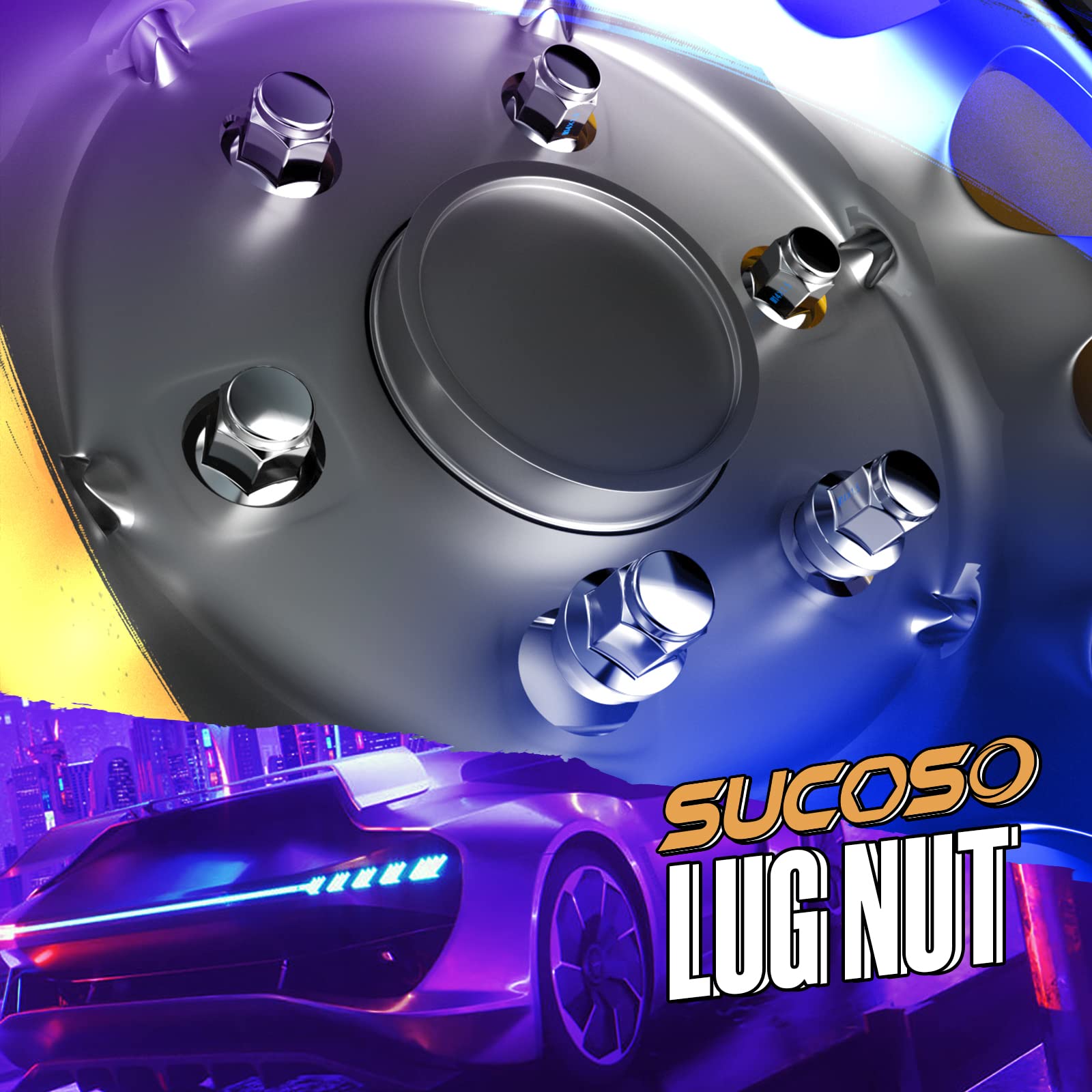 SUCOSO mechanic installing lug nuts in garage for easier maintenance