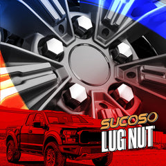 sucoso lug nuts installed on a Dodge wheel showing secure OEM look