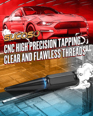 SUCOSO lug nuts installed on truck wheel highlighting finished look and protection