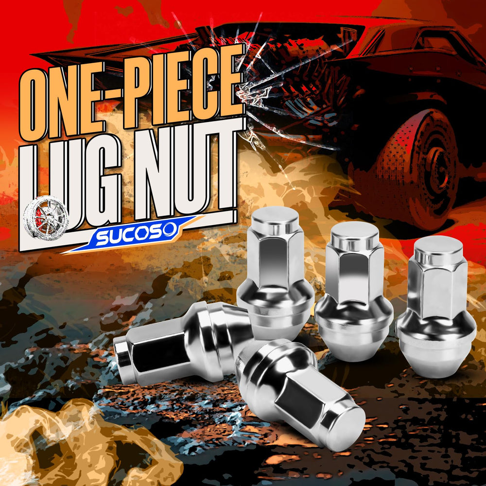 SUCOSO lug nut next to ruler for clear size verification