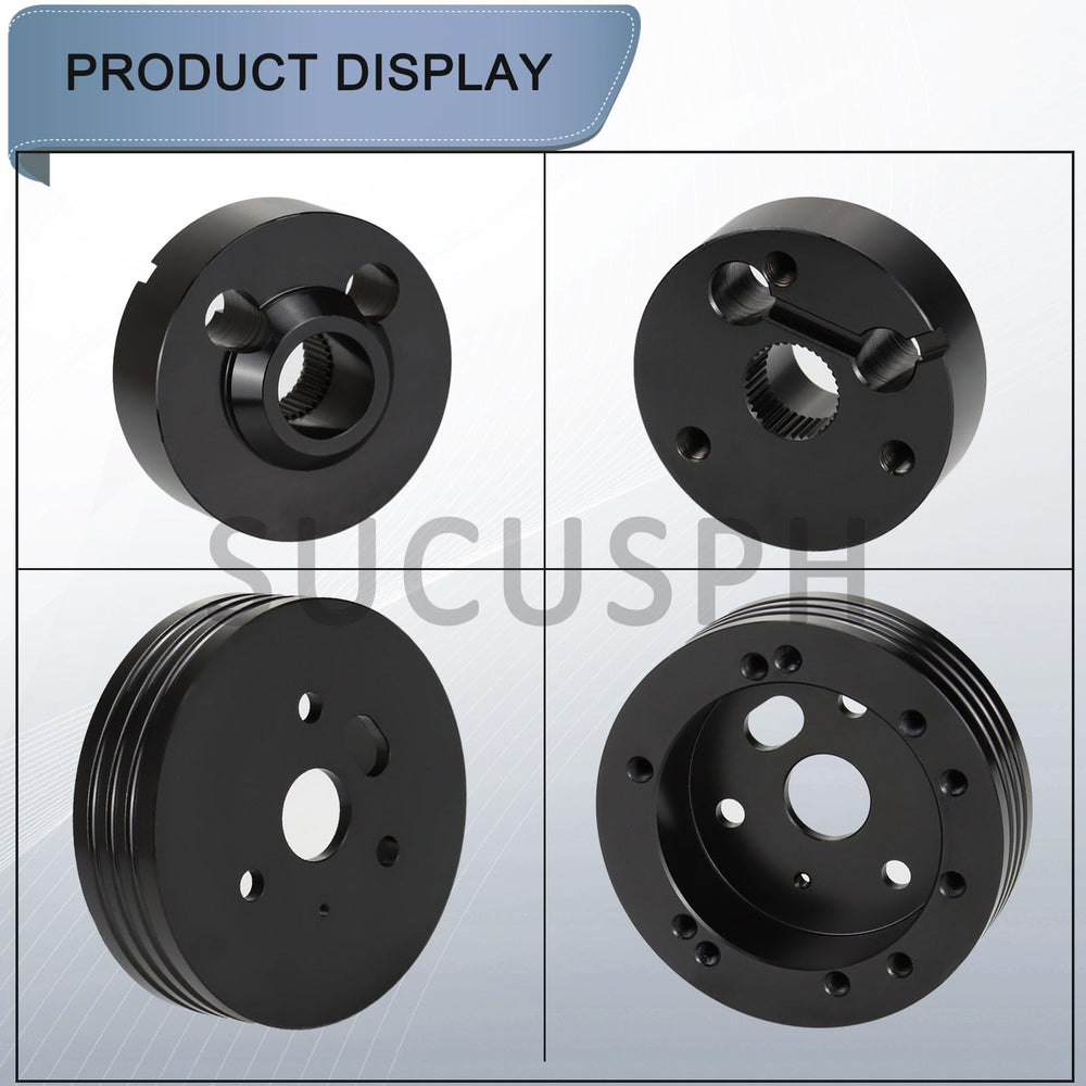 Sucusph adapter with included bolts, sleeve and ring, for complete installation kit