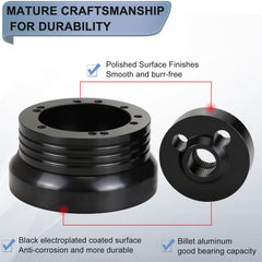 Sucusph adapter installed in classic truck steering column, demonstrating easy fitment