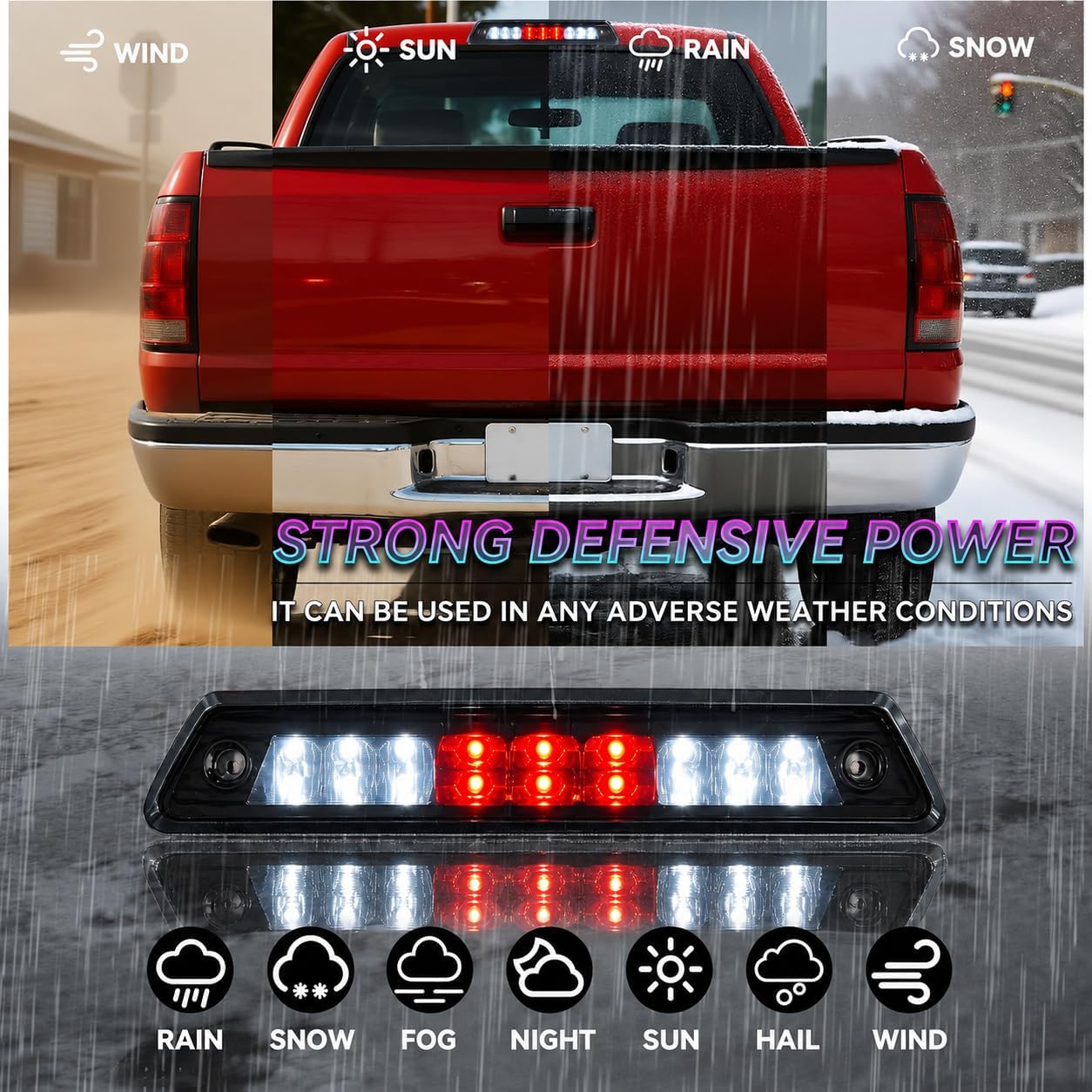 Suiwtaa side profile mounted on Ford F150 tailgate showing seamless fit