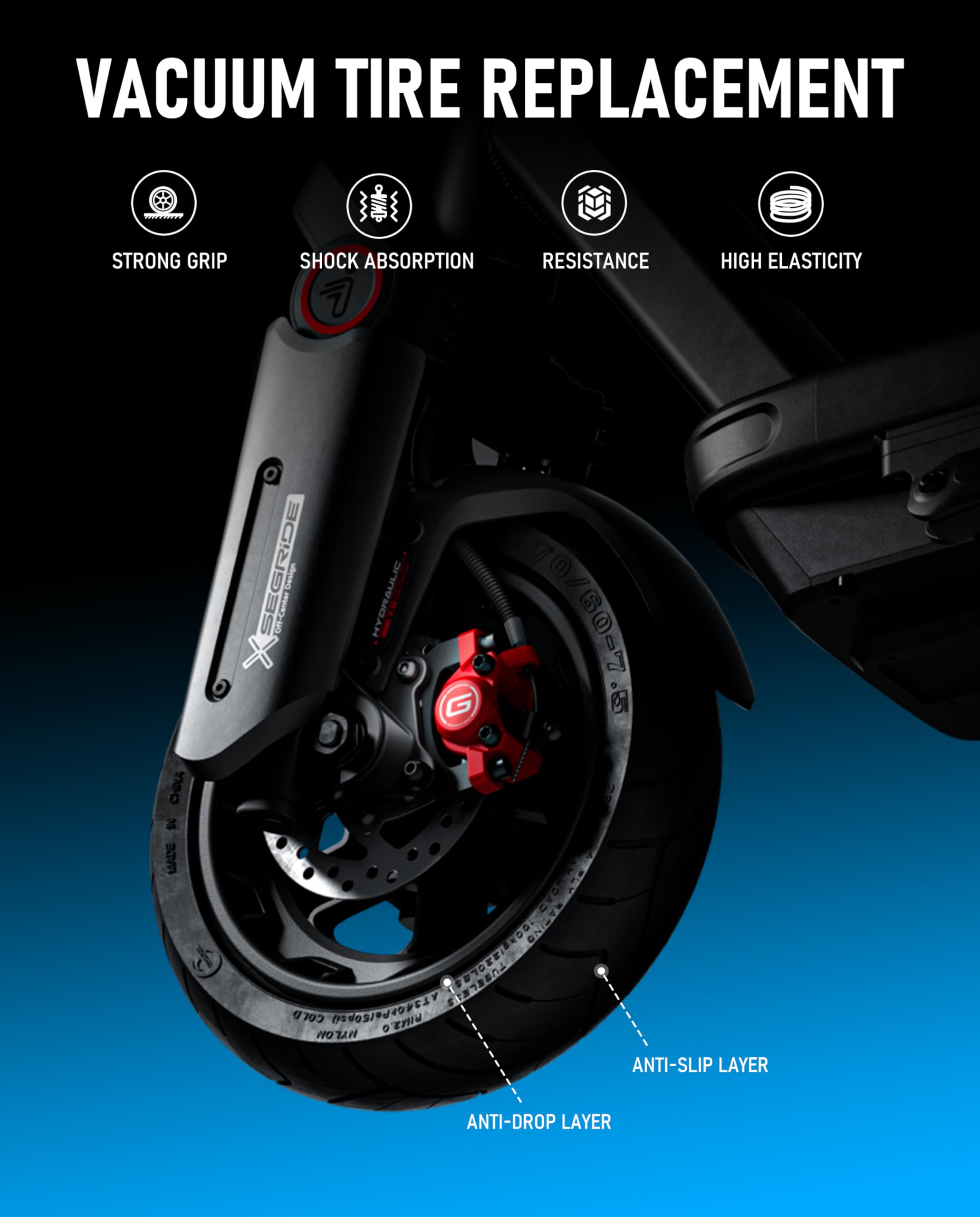 sumaxium close-up of deep tread pattern for enhanced grip
