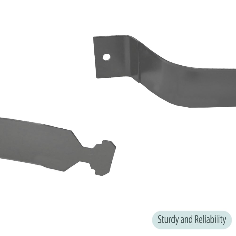 SUMECARGO straps laid flat showing 24.5 and 26.5 inch lengths for correct fitment