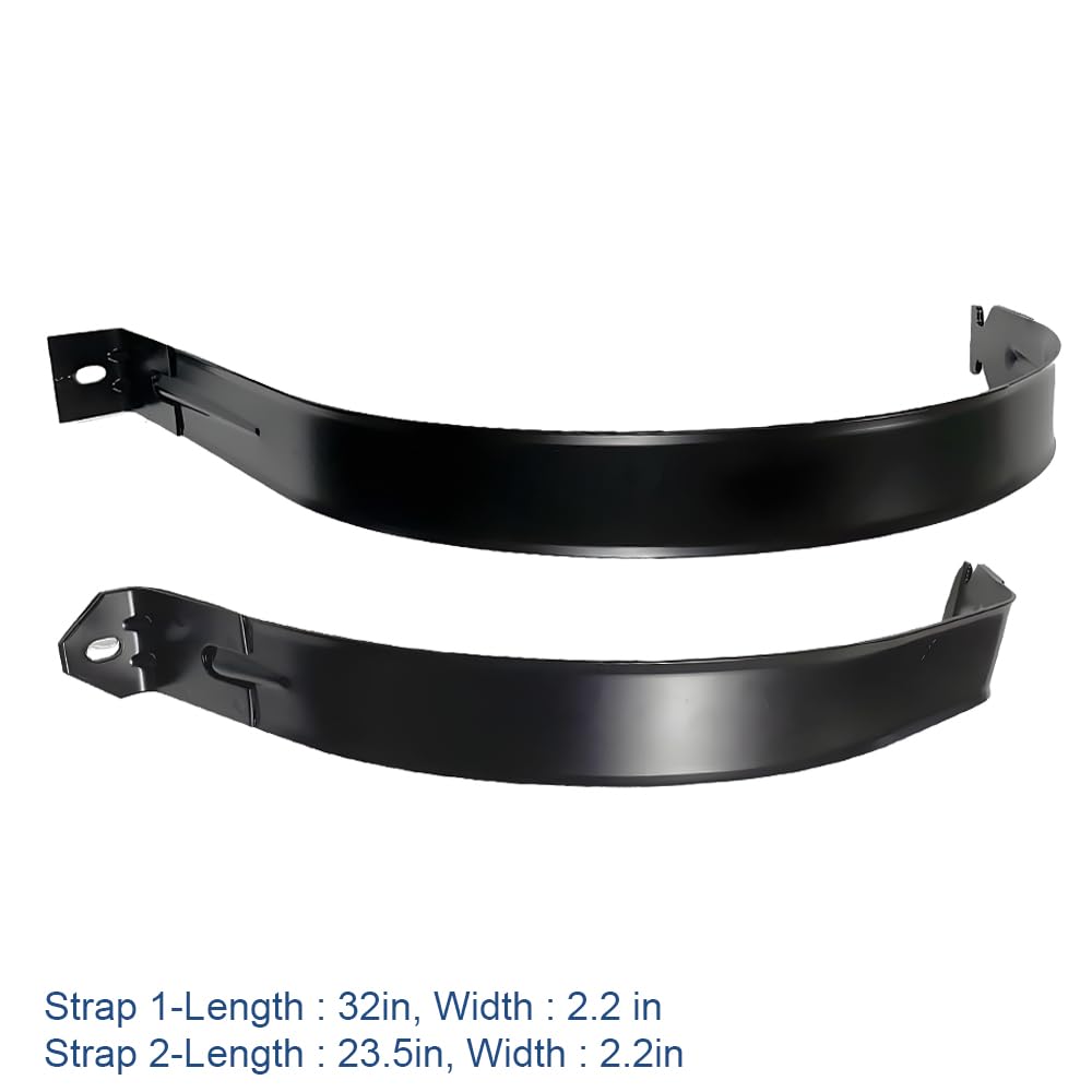SUMHEN measured strap lengths 32 and 23.5 inches for accurate fitment