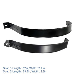 SUMHEN measured strap lengths 32 and 23.5 inches for accurate fitment