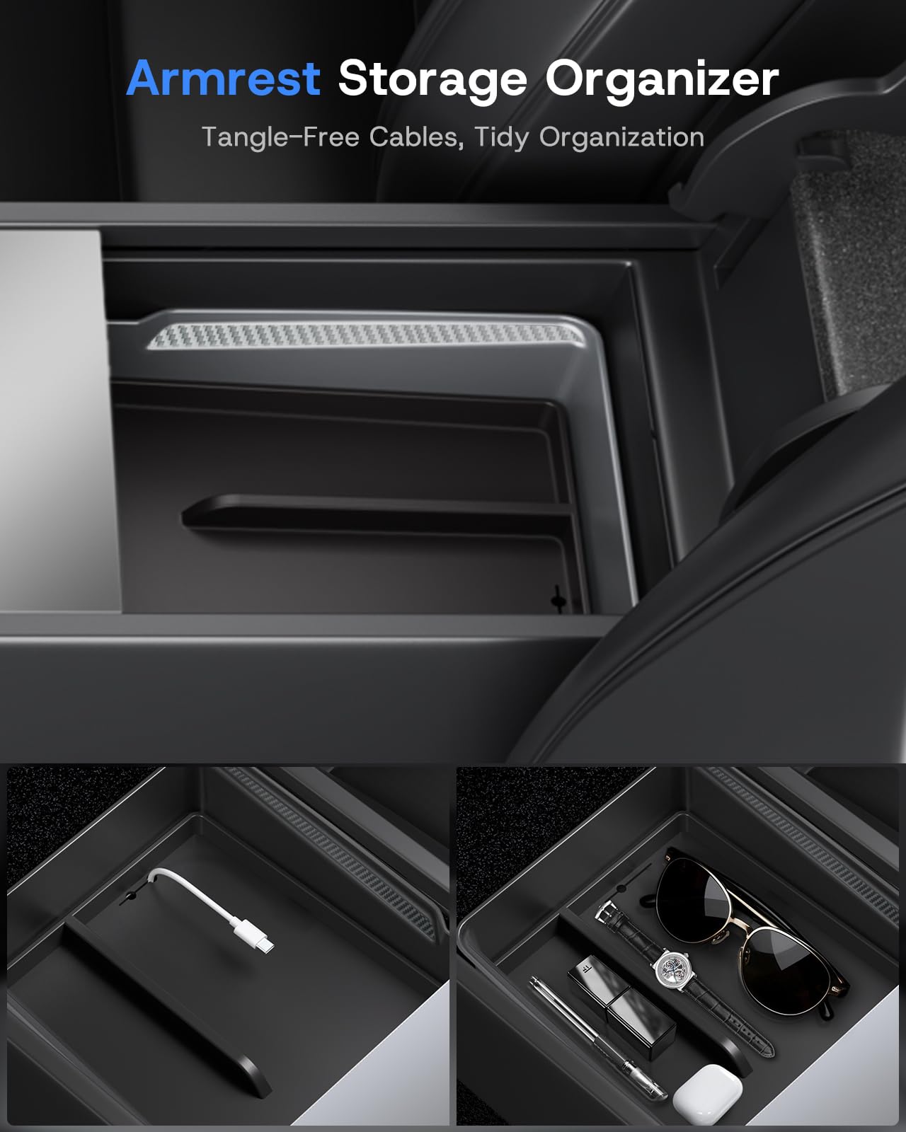 SUMK layered trays assembly maximizing organized storage space
