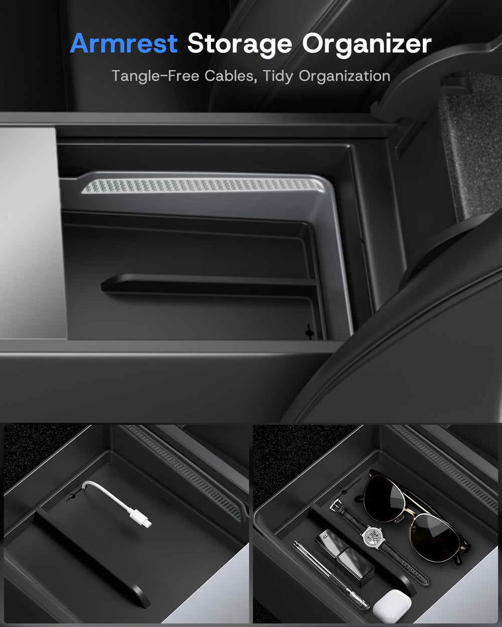 SUMK layered trays assembly maximizing organized storage space