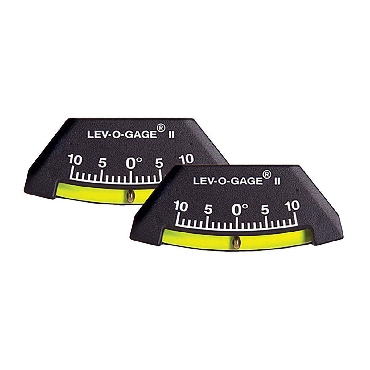 Sun Company lev-o-gage II front packaging showing two gauges for easy identification and purchase