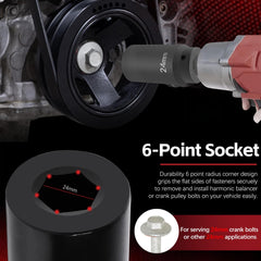 Sunluway 77070 close-up of 6-point contact preventing bolt rounding