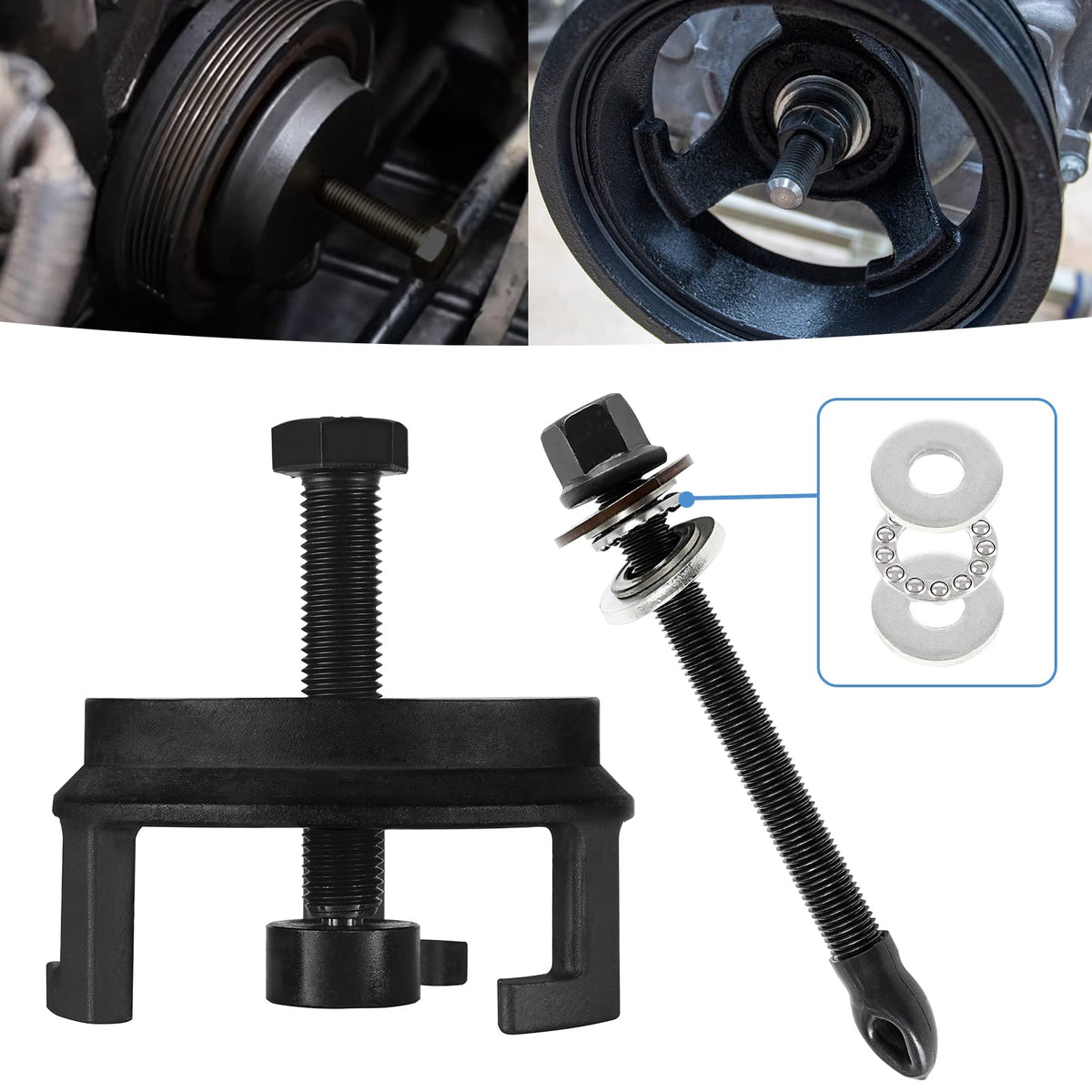 Sunluway front packaging showing the GM LS puller installer kit and compatibility benefit