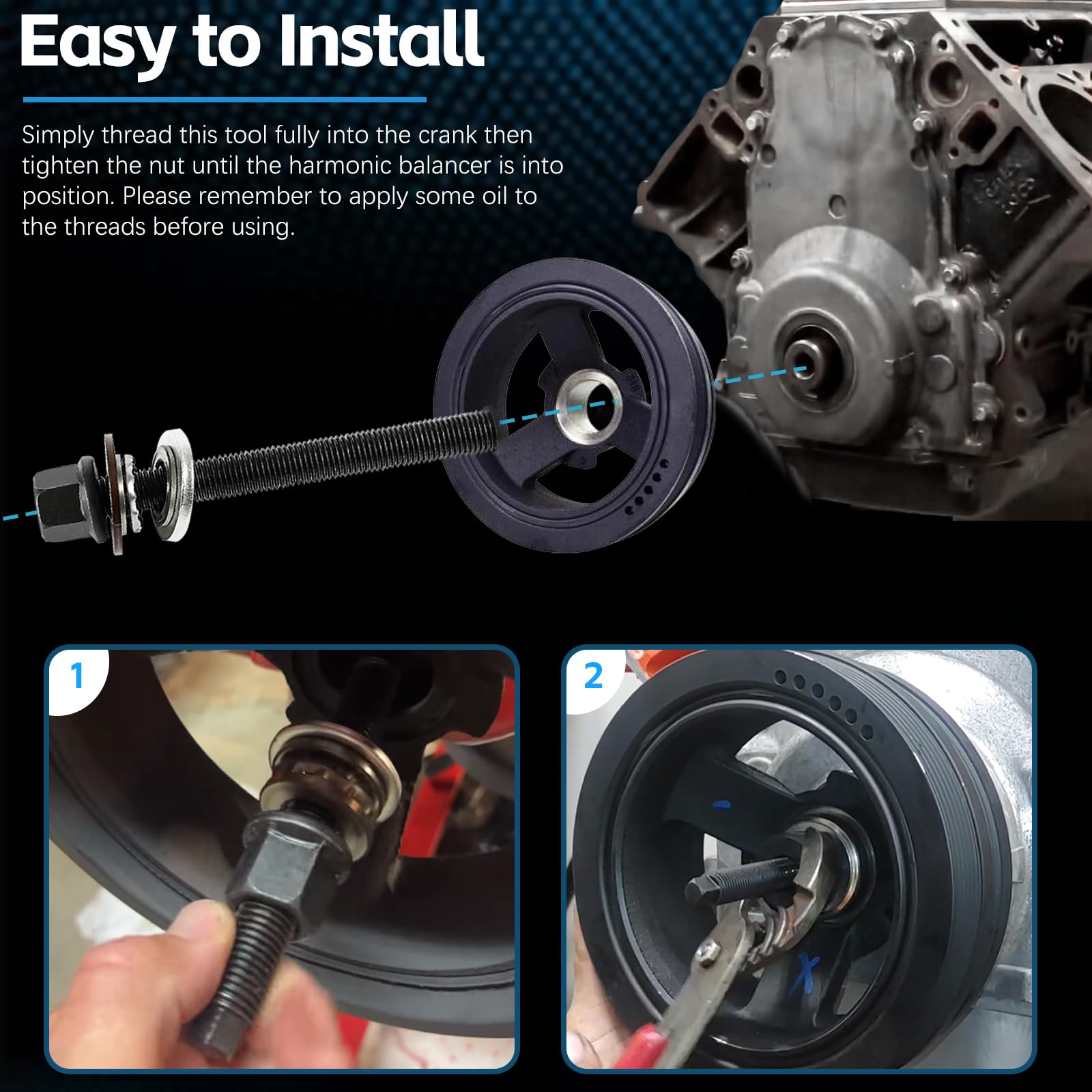 Sunluway kit installed on a Camaro engine highlighting time-saving workshop use