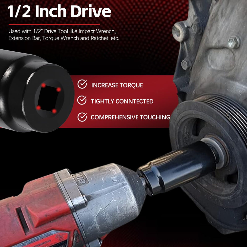 Sunluway socket beside ruler for scale indicating deep-reach design for pulley damper access