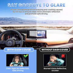 Sunsdrew installed on Nissan Rogue dashboard demonstrating clean fit and refined look