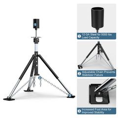 SUNSHINE FARMRE visible height adjustment markings for quick, repeatable setup accuracy