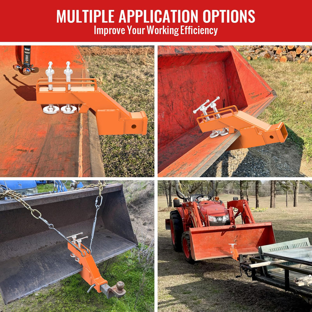 SUNSHINE FARMRE towing a trailer from front loader showcasing reliable hauling capability