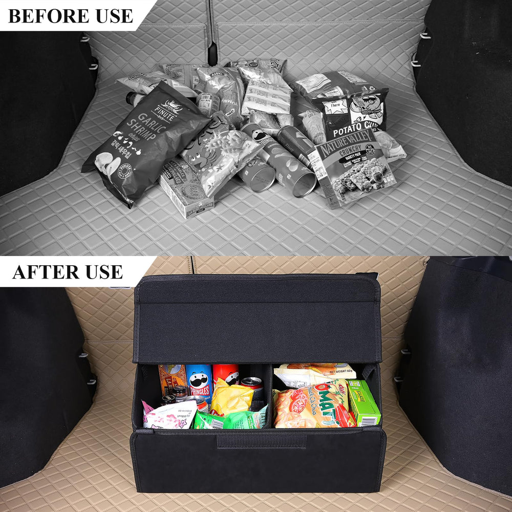 sunshine sky installed on sedan backseat offering tidy personal storage