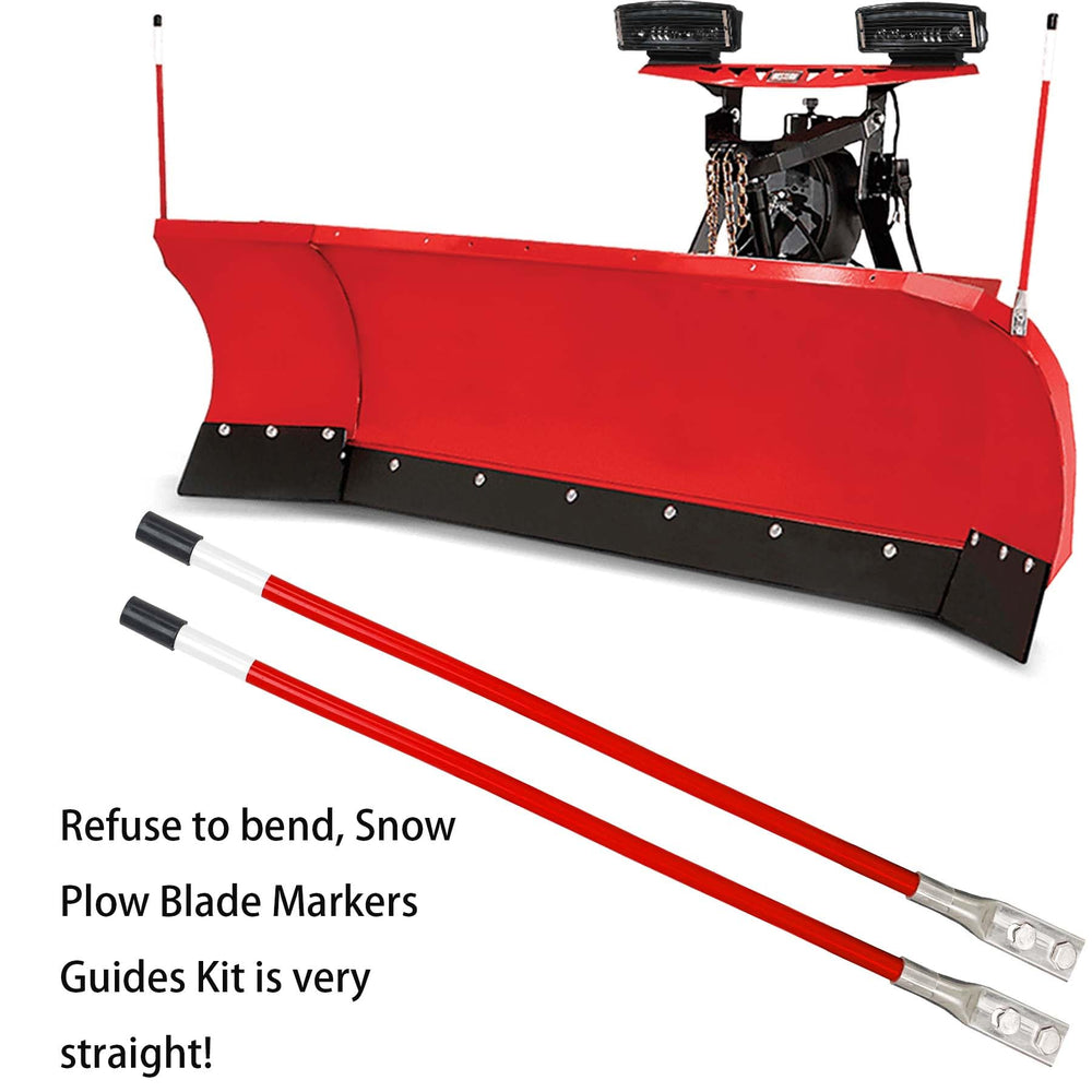 SUONE mounted on plow sideview for easy blade-edge identification