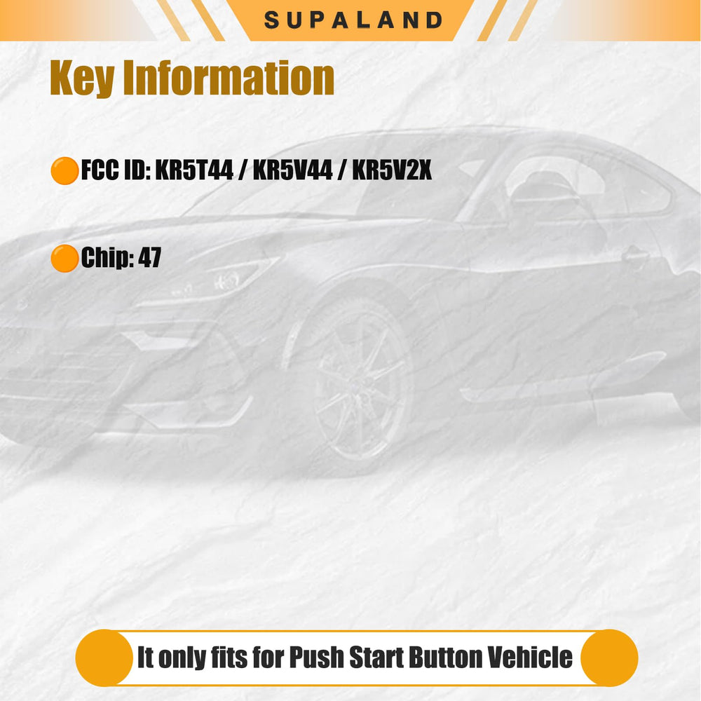 SUPALAND close-up of button layout showing precise OEM-style buttons for easy use