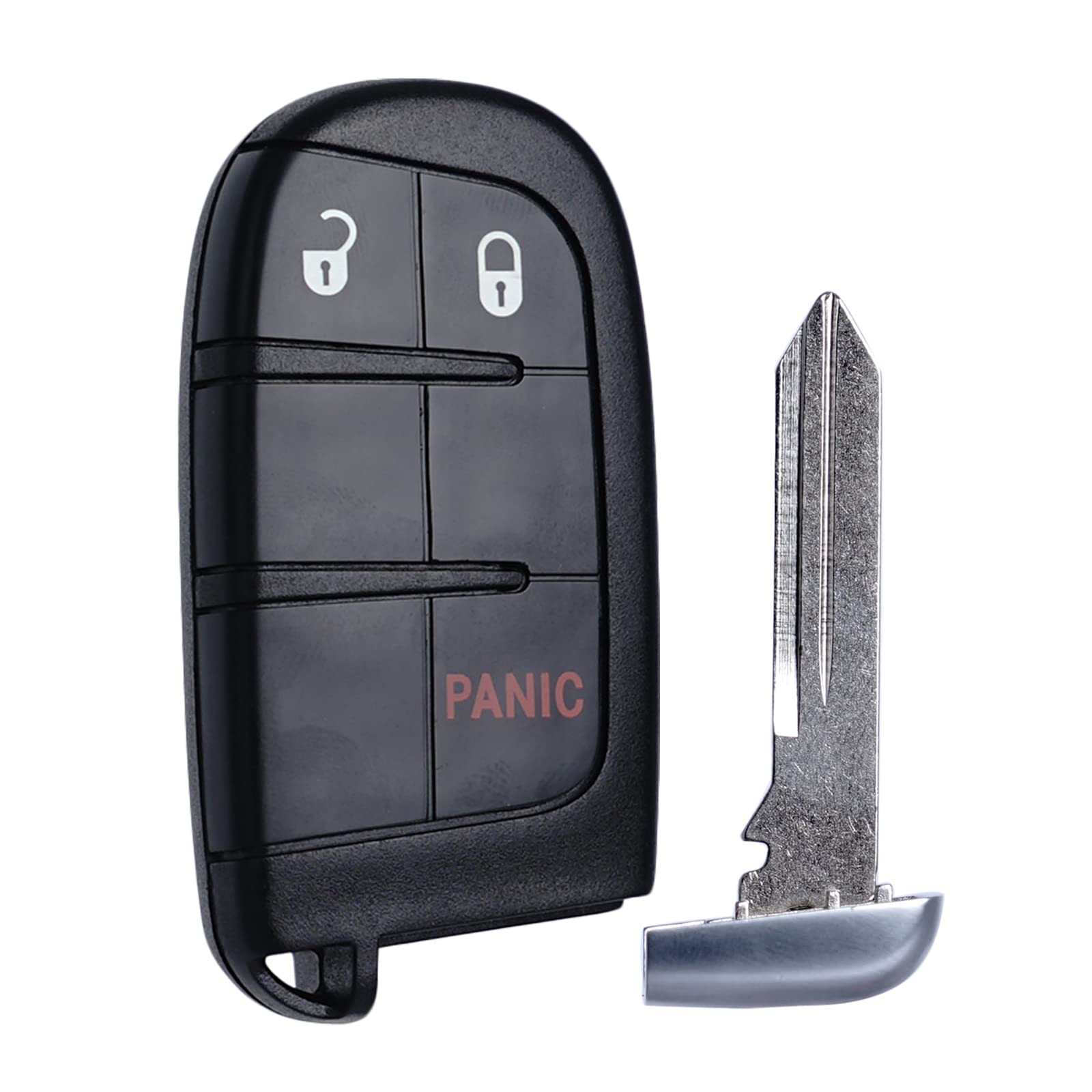 SUPALAND front view of replacement key fob showing clean finish and ready-to-program benefit