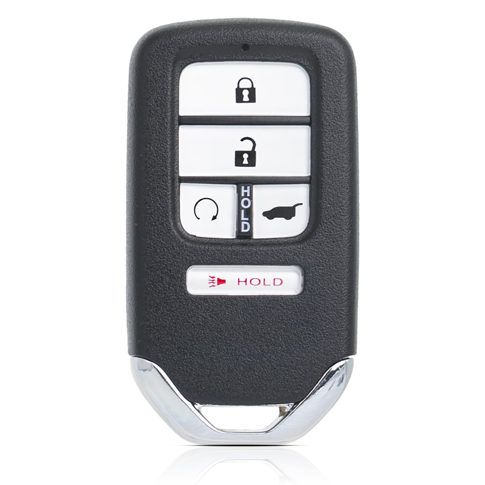 SUPALAND front view of replacement Honda key fob showing five buttons and fitment advantage