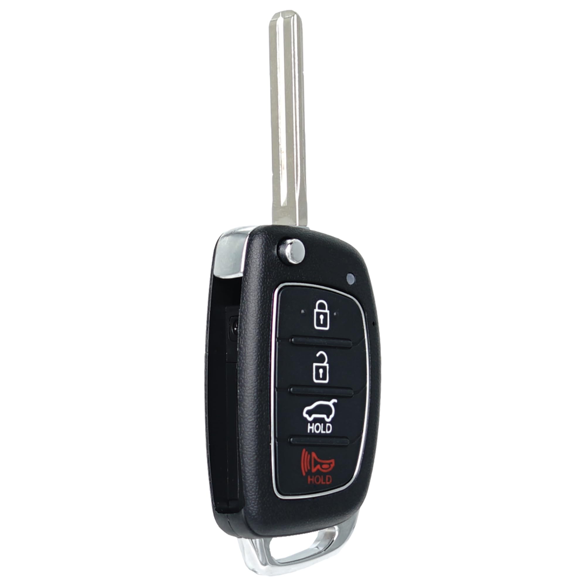 SUPALAND front view of Sonata key fob showing fit and button layout for easy replacement