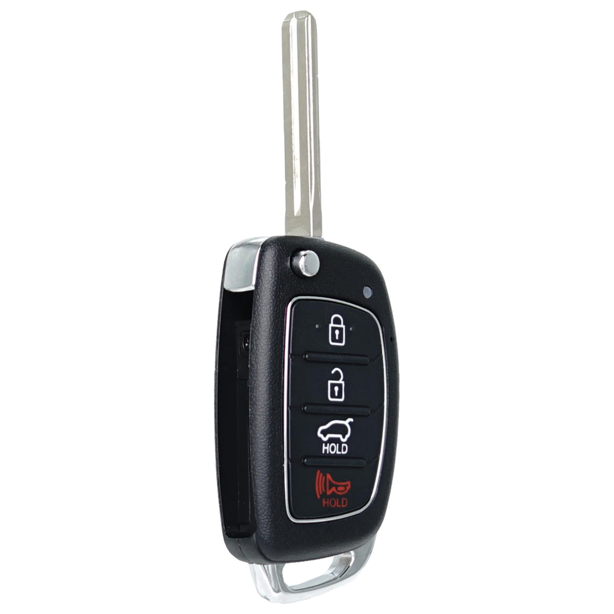 SUPALAND front view of Sonata key fob showing fit and button layout for easy replacement