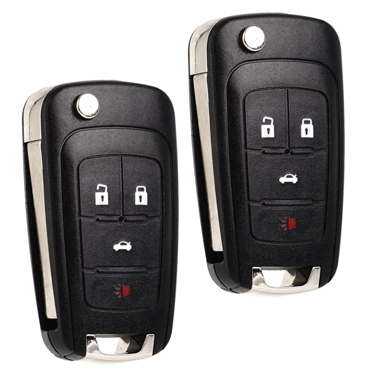 SUPALAND front view of flip key fob showing buttons for quick access