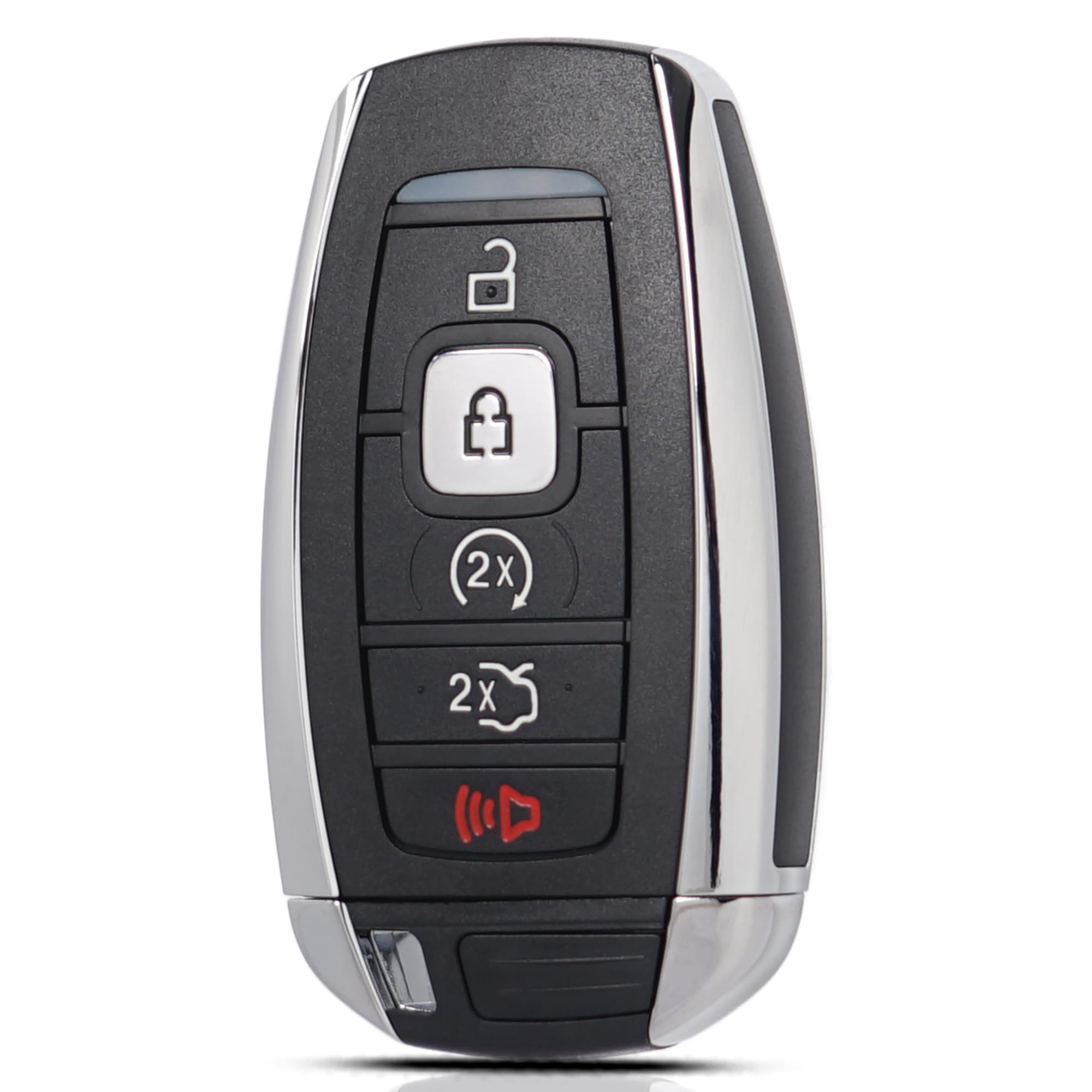 SUPALAND front view of 5-button fob showing button layout and quick replacement benefit