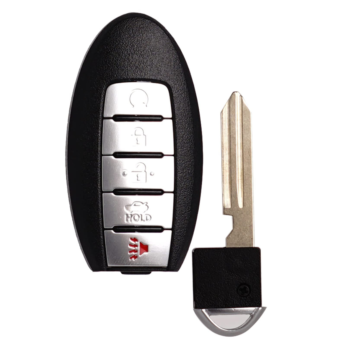 SUPALAND front view of 5-button key fob showing layout and ready-to-program benefit