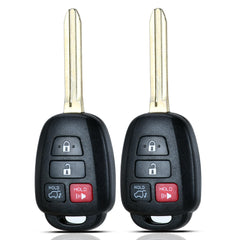 SUPALAND front view of two key fobs showing OEM-style buttons and fit
