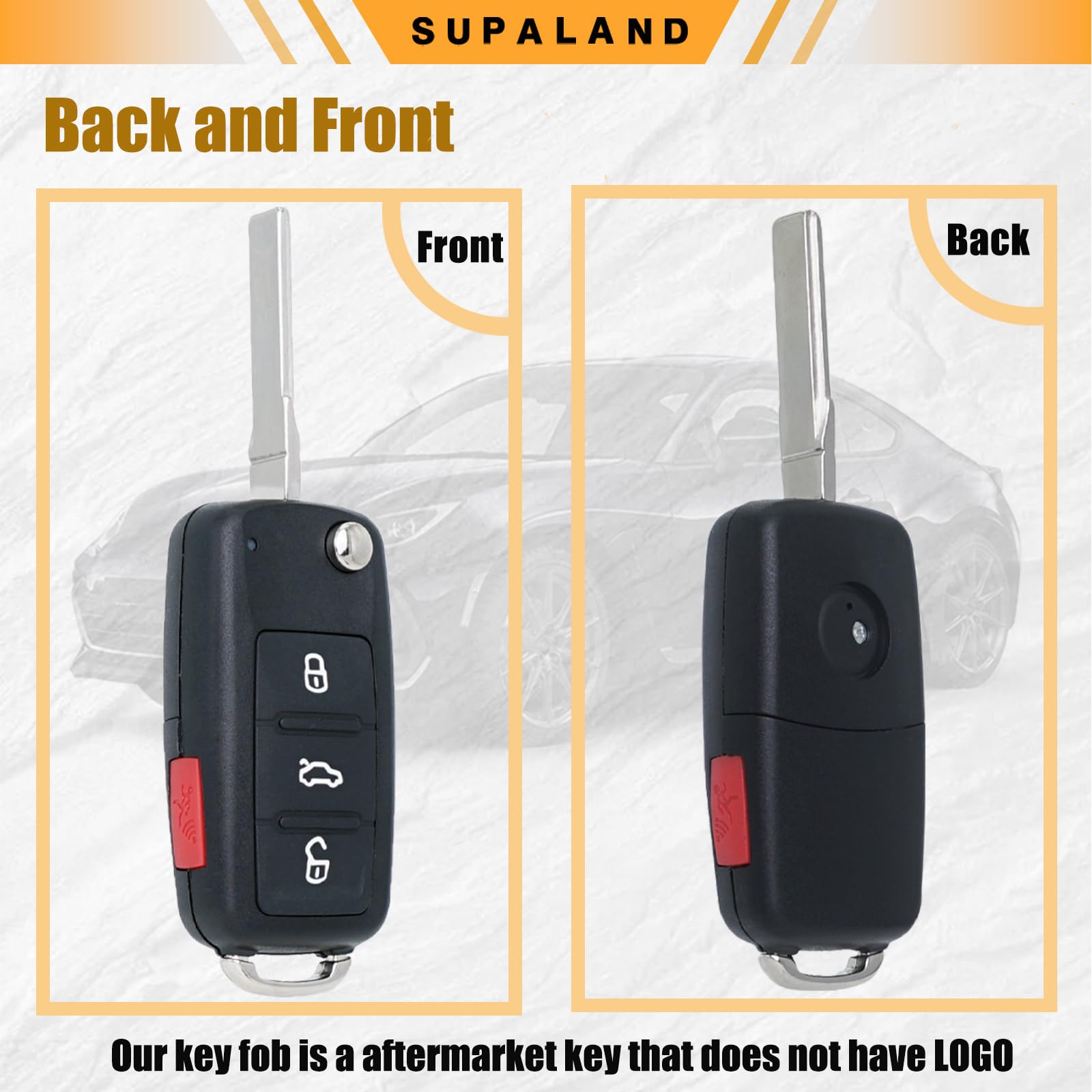SUPALAND instruction card and contents showing guidance for locksmith programming