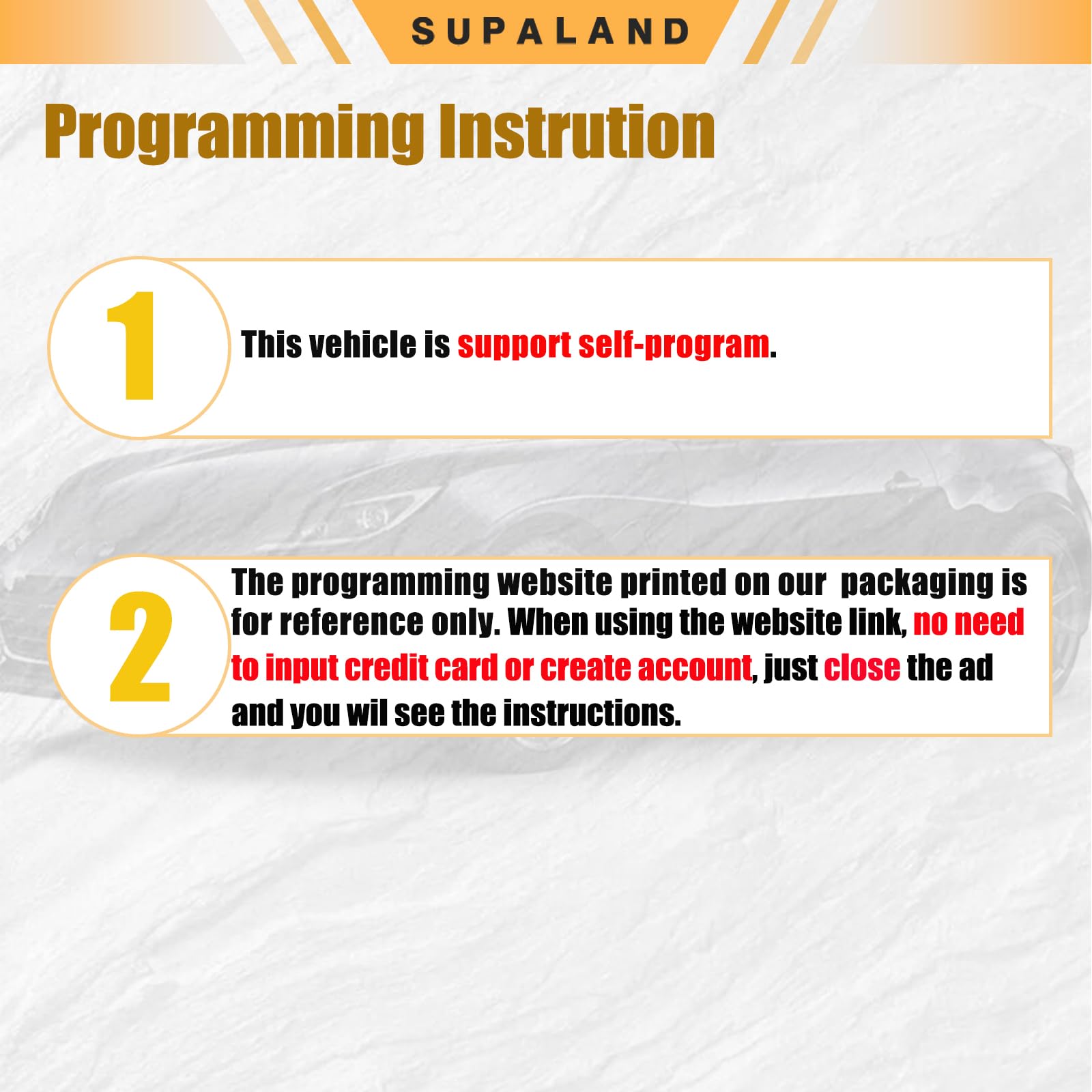 SUPALAND internal circuit board preinstalled and tested for immediate programming