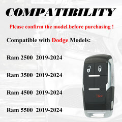 SUPALAND key fob back label showing FCC ID and part numbers for accurate compatibility
