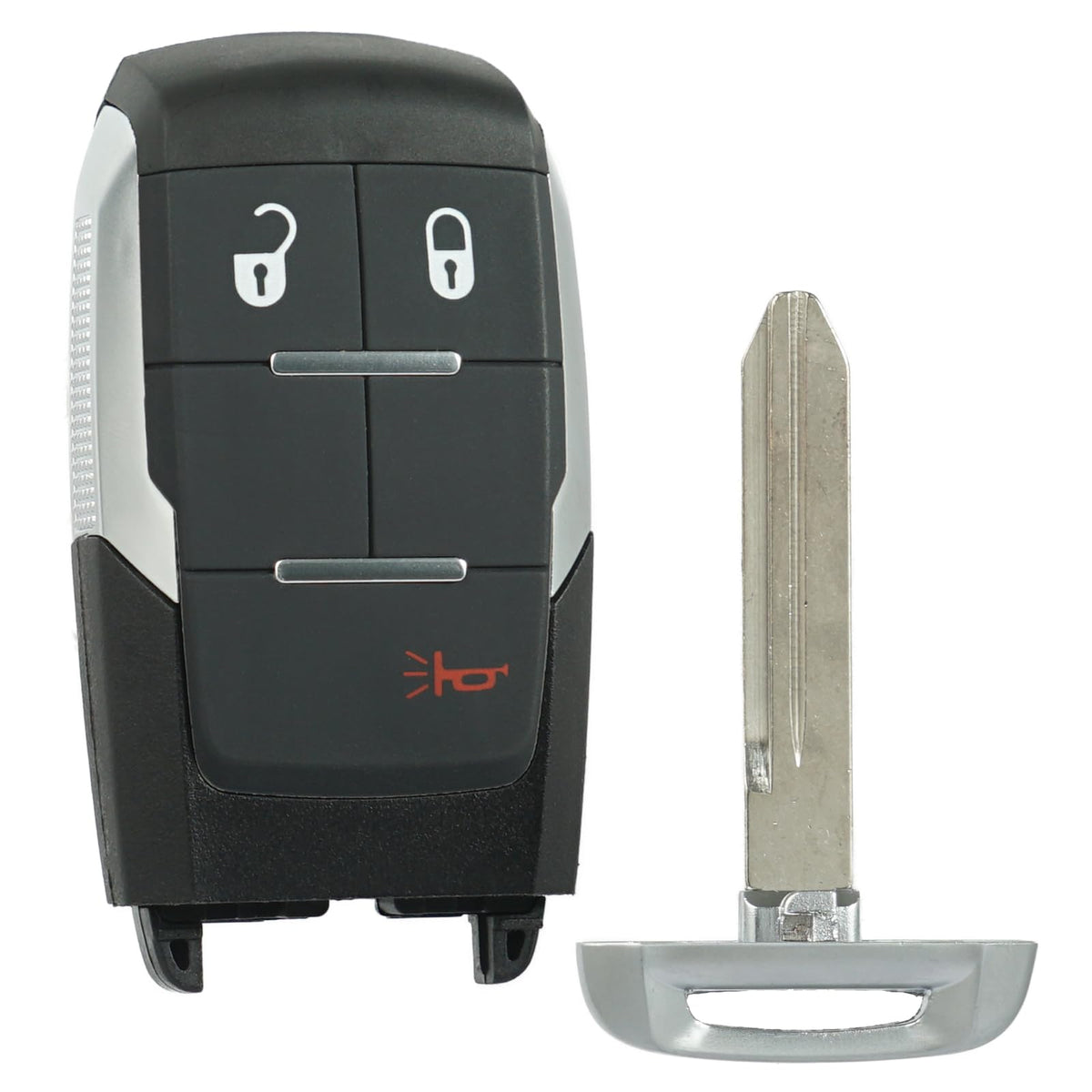 SUPALAND key fob front view showing buttons and clean finish benefit quick identification