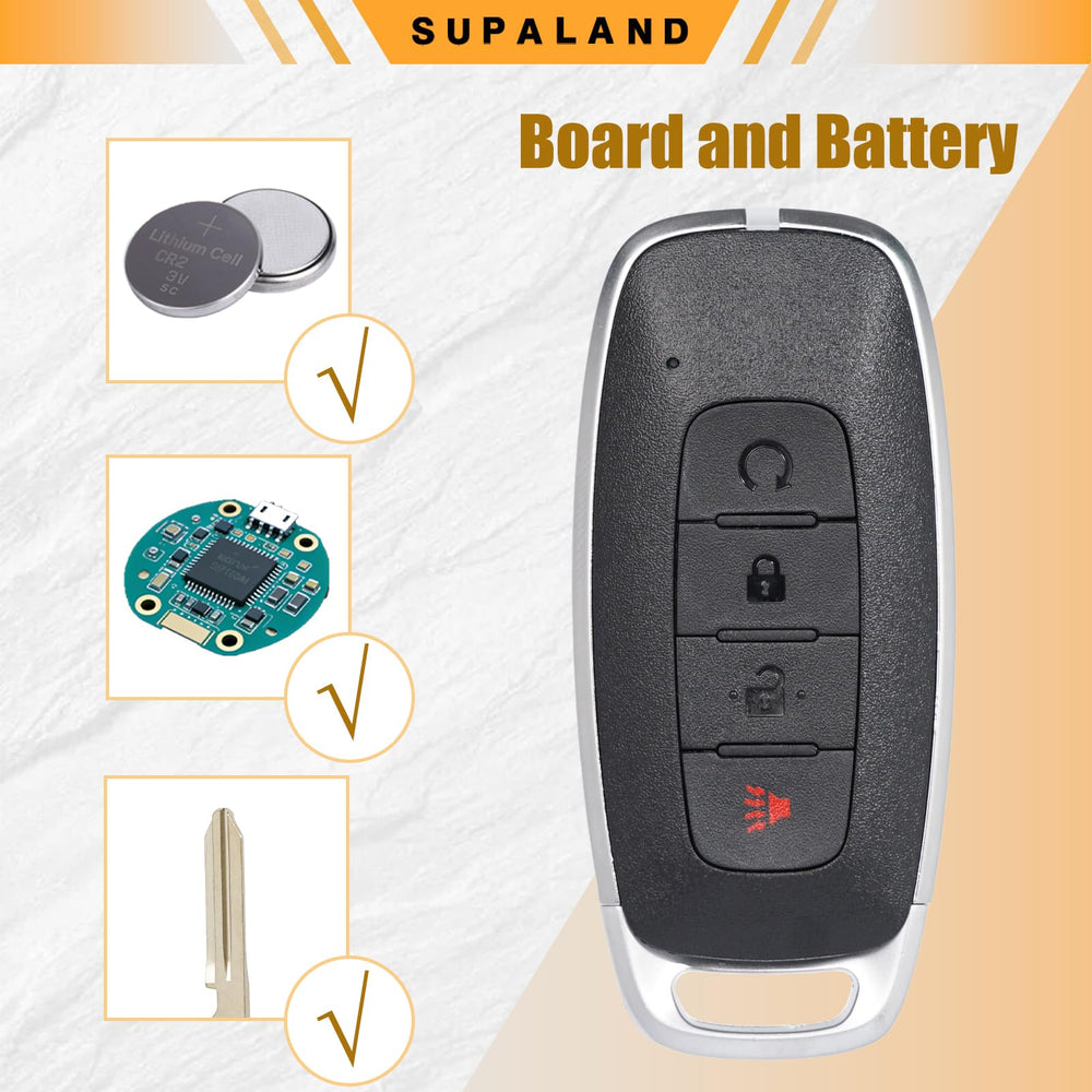 SUPALAND fob labeled with part numbers to verify compatibility