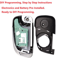 SUPALAND key fob electronics closeup showing pre-installed board and tested reliability