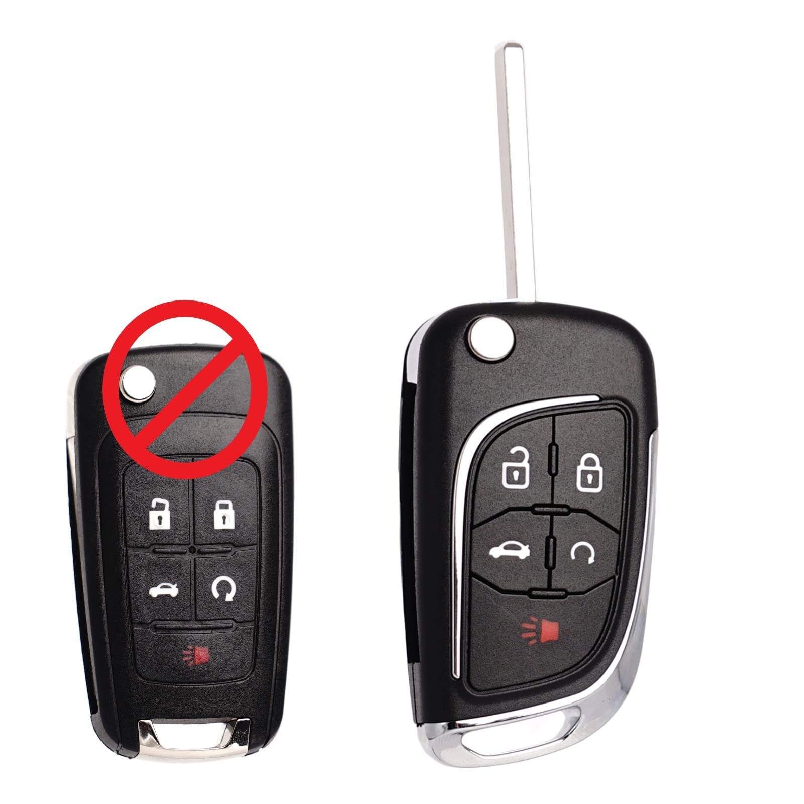 SUPALAND key fob front view showing buttons and ready-to-program convenience