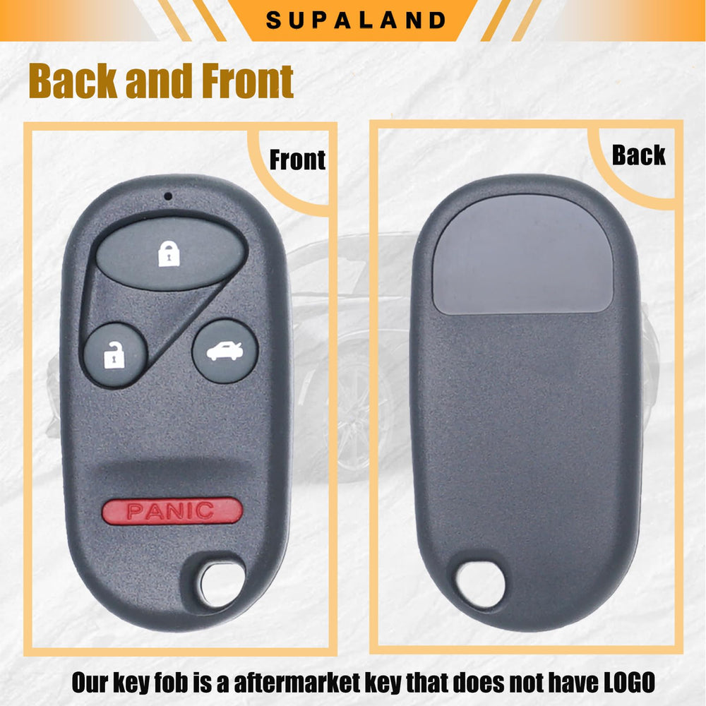 SUPALAND fob used at a car door demonstrating quick keyless entry convenience