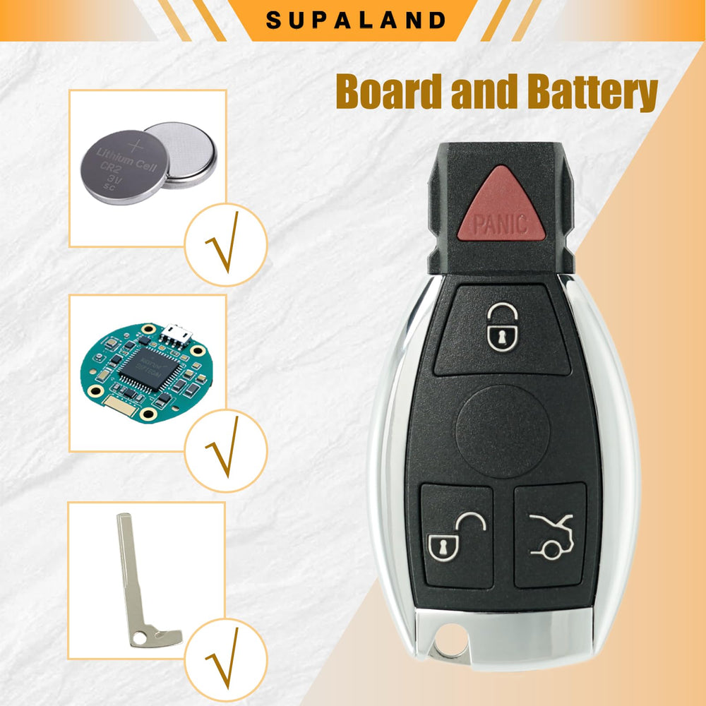 SUPALAND key fob held in hand showing scale for easy pocket carry and ergonomic handling