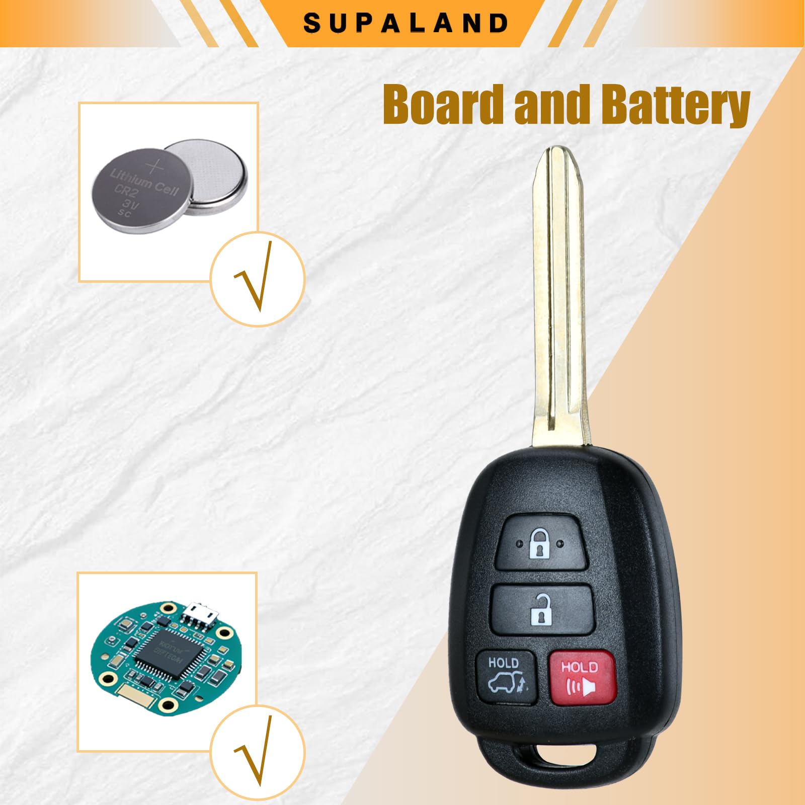 SUPALAND boxed set with two fobs demonstrating what’s included