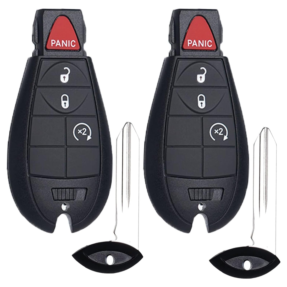 SUPALAND front view of key fob showing button layout and easy replacement benefit