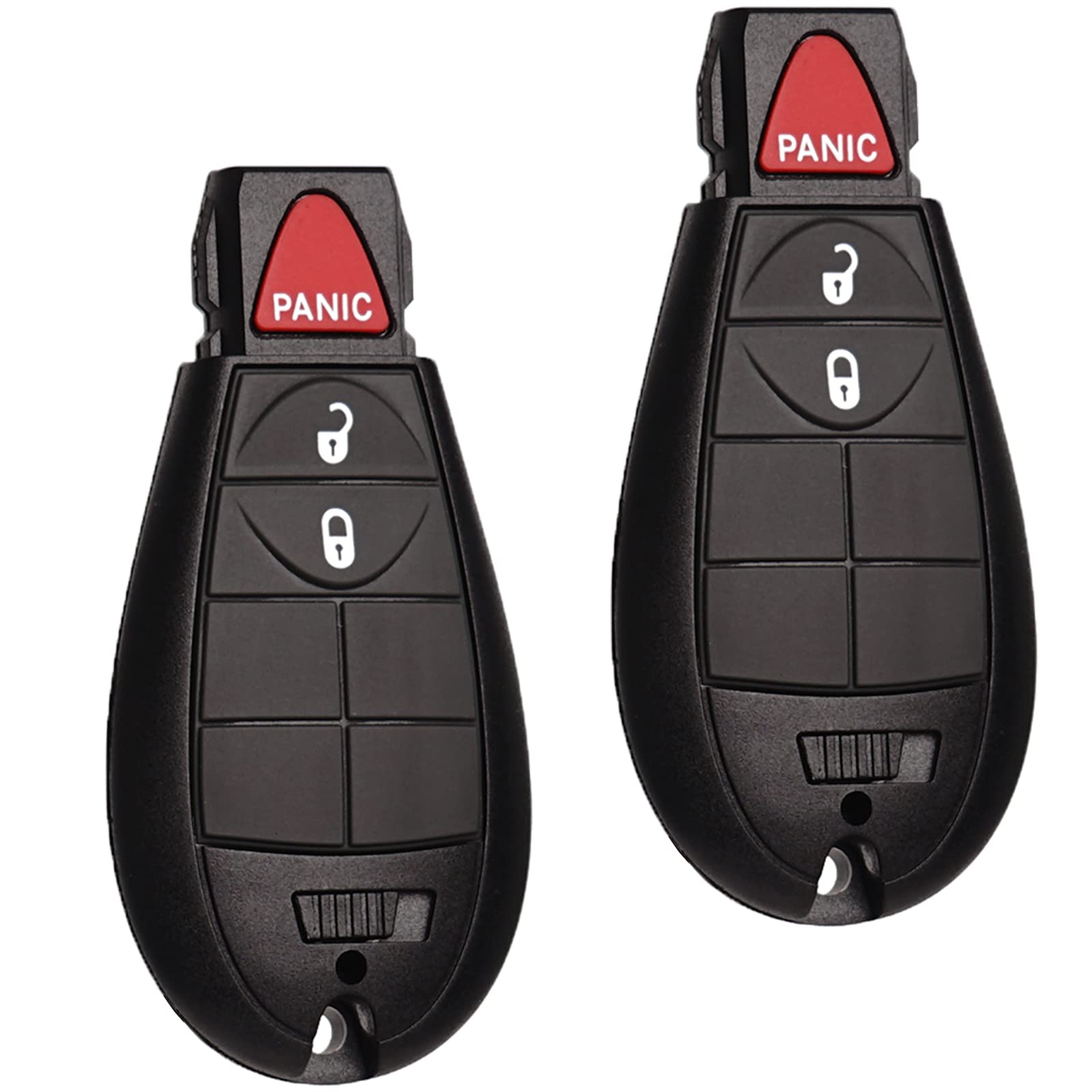 SUPALAND two key fobs and packaging laid out showing included ready-to-program pair