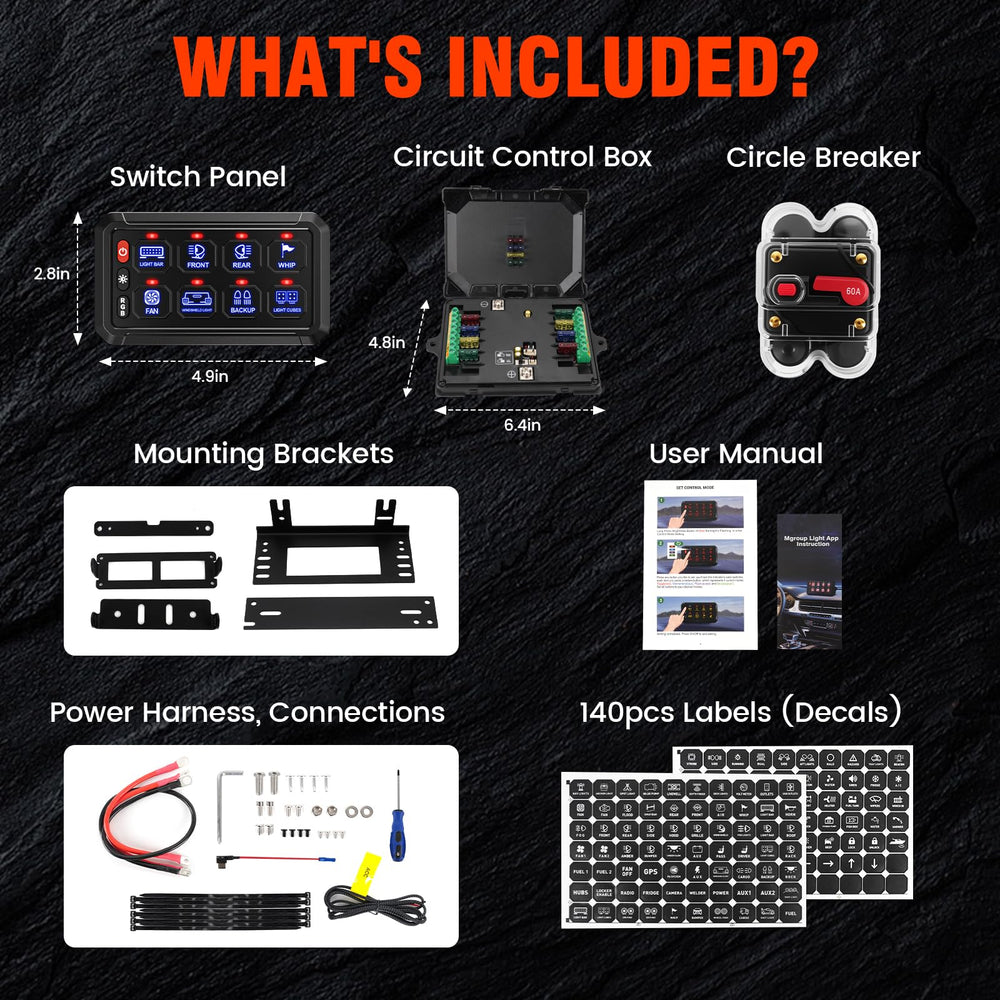 SUPAREE installed in offroad vehicle interior showing organized accessory control